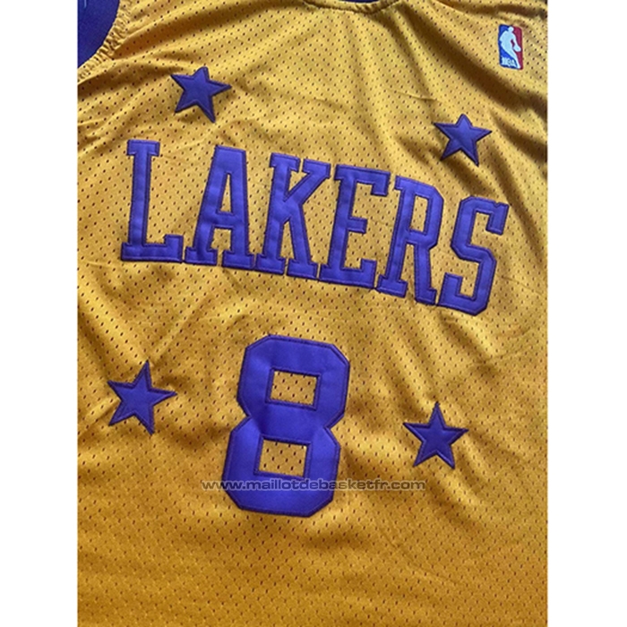 Maillot Los Angeles Lakers Kobe Bryant #8 Mitchell & Ness 1957 Jaune
